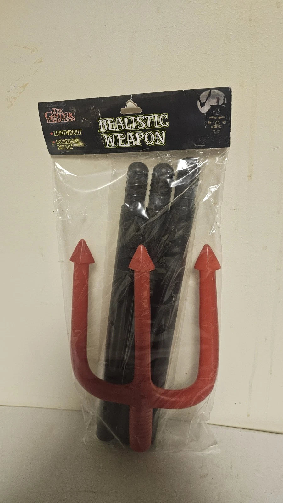 4 Piece Collapsible Pitchfork/ Trident Devil/Demon Costume Accessory 43"