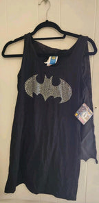 Rubies DC Batgirl Rhinestone Tank Dress W/Removable Cape Medium 10-14 B0874
