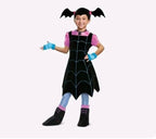 Toddler Deluxe Disney Vampirina Web Dress Girls Halloween Costume 3T-4T.