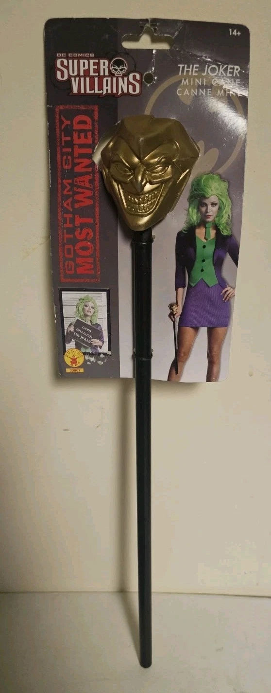 Rubies DC Comics Super Villains Joker Mini Cane Most Wanted Costume Accessory