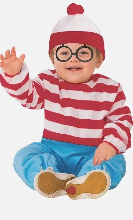 Wheres Waldo Toddler Child Costume