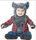 Wittle Werewolf Toddler Costume Wolf Grey Halloween California 18-24mo.