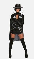 Women's Adult Sexy V For Vendetta Women's Costume With Hat