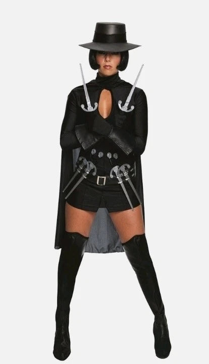 Women's Adult Sexy V For Vendetta Women's Costume With Hat