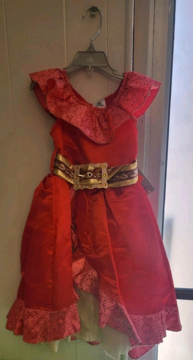 Disney Princess Elena of Avalor Ball Gown Dress Costume Size 4 A61