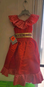 Disney Princess Elena of Avalor Ball Gown Dress Costume Size 4 A61