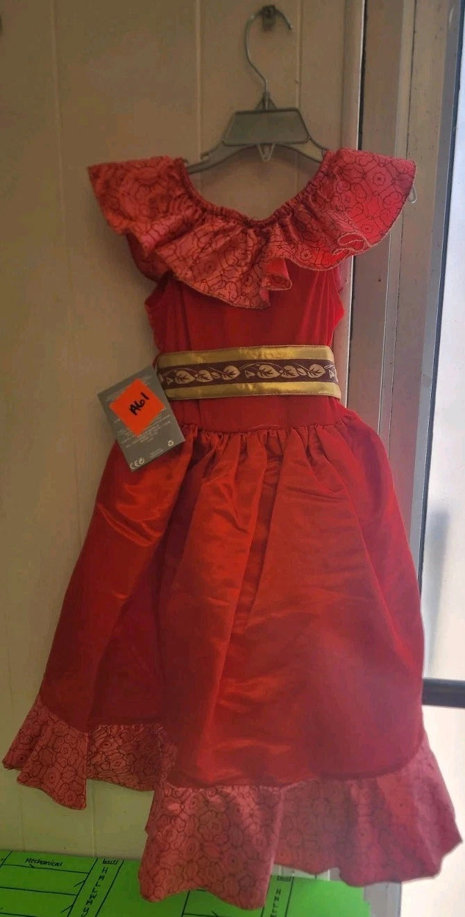 Disney Princess Elena of Avalor Ball Gown Dress Costume Size 4 A61