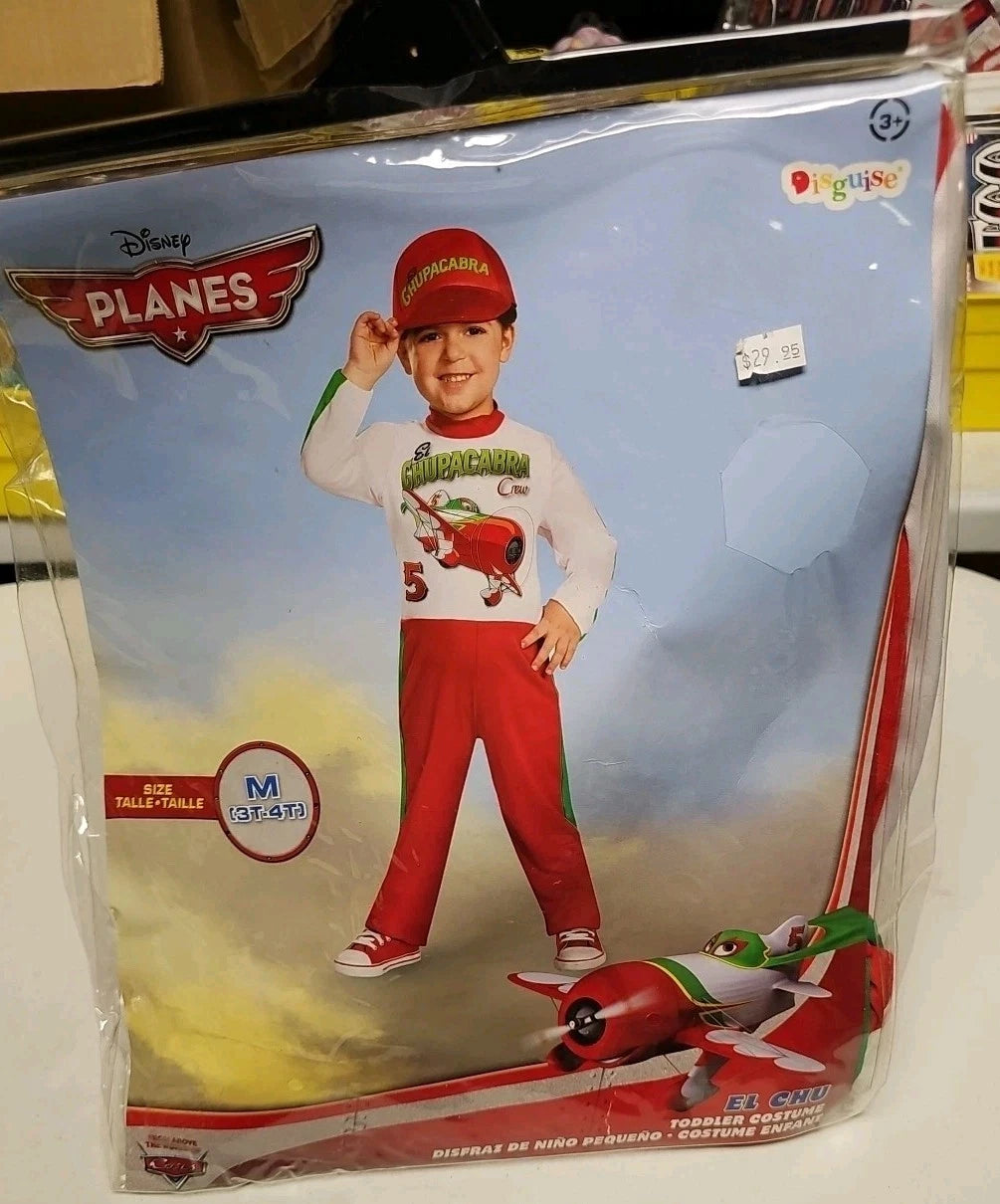 Disney Planes El Chu Toddler Costume 3T-4T. V1009