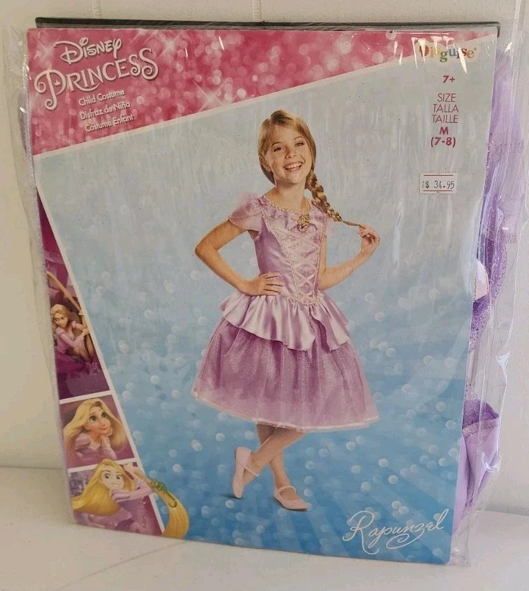 Disney Princess Rapunzel Childs Costume Medium 7/8 B0144