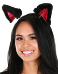 One Size Plush Springy Cat Ears Headband Accessory Soft Animal-Theme V187
