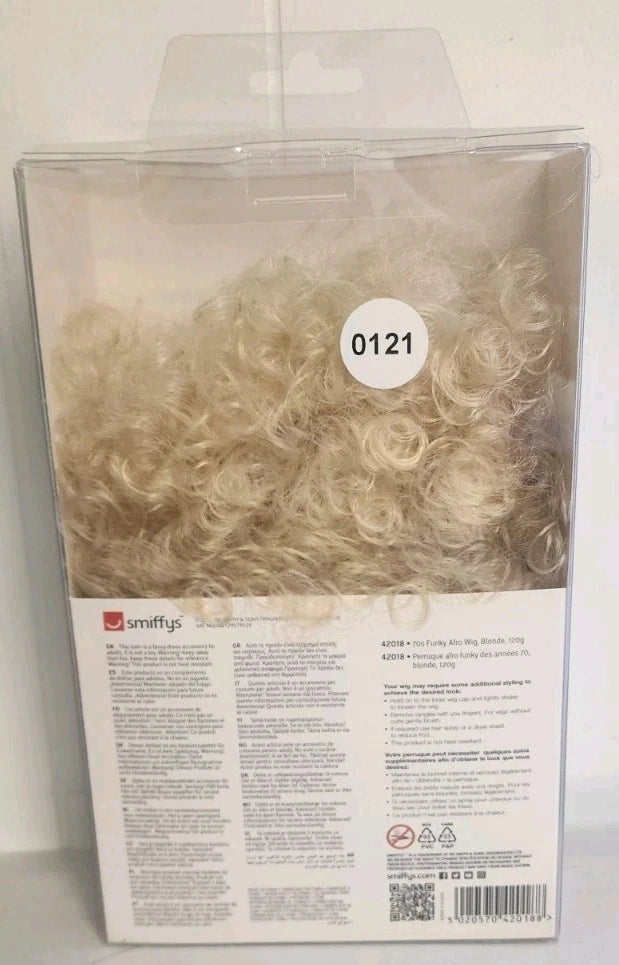 Smiffys 70s Funky Afro Wig Adult Accessory B0121