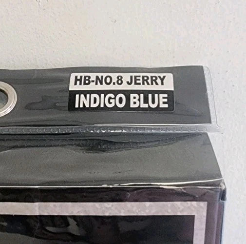 No.8 Jerry Indigo Blue Human Hair Natural Mix Wig B2336