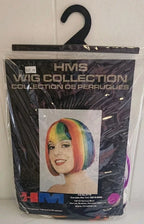 HMS Wig Collection Rainbow Bob Wig Adult Women's B0238