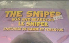 HMS The Sniper Wig Mustache and Beard Set Adult Black B2322