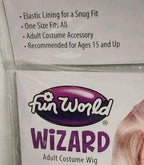 Men's Long Gray Wizard Wig B0601
