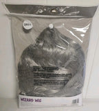 Men's Long Gray Wizard Wig B0601
