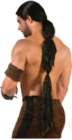 Warrior Costume Wig (Black) B2881