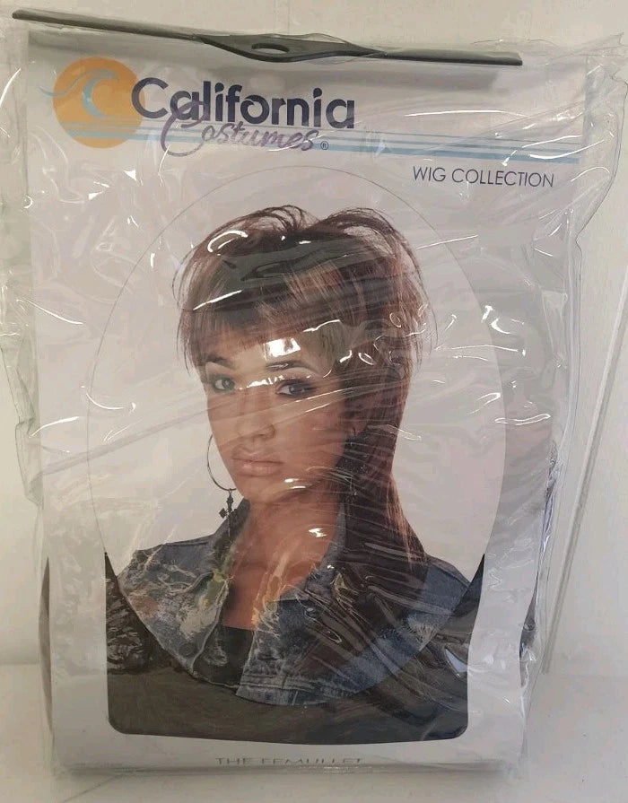 Femullet Wig Adult Women Halloween Accessory B2205