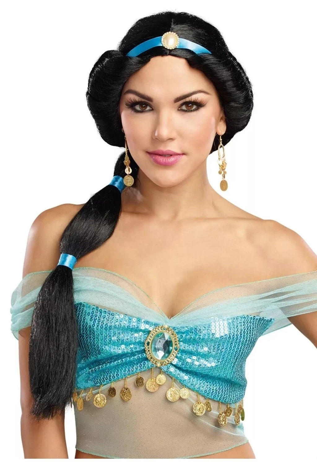 Aladdin Jasmine Harem Princess Adult Wig B2199