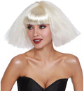 Crimped Wedge Bob Wig B0617