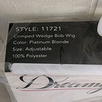 Crimped Wedge Bob Wig B0617