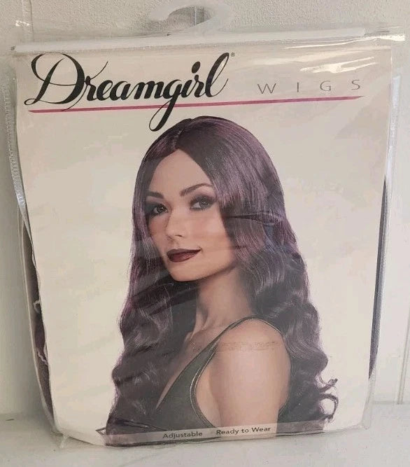 Dreamgirl Long Wavy Wig Light Plum and Burgandy B0618