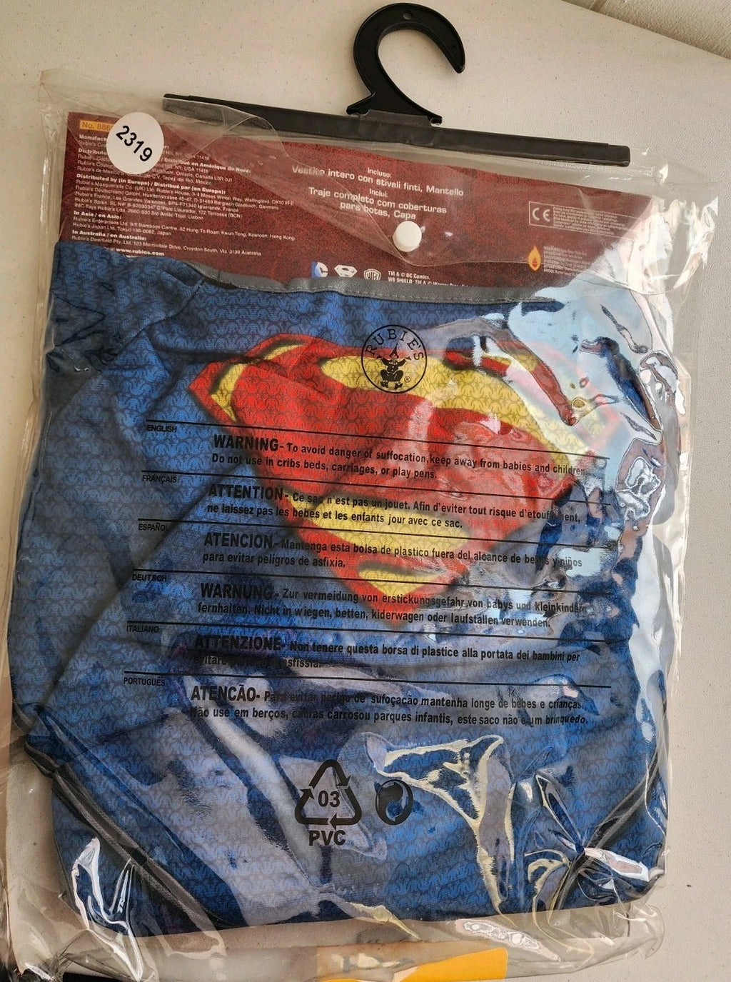 Man of Steel Superman Child Costume Medium
