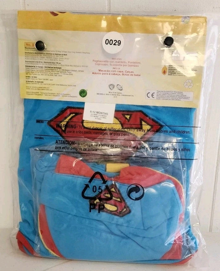 Rubies DC Super Friends Superman Infant Costume 6-12 Months B0029