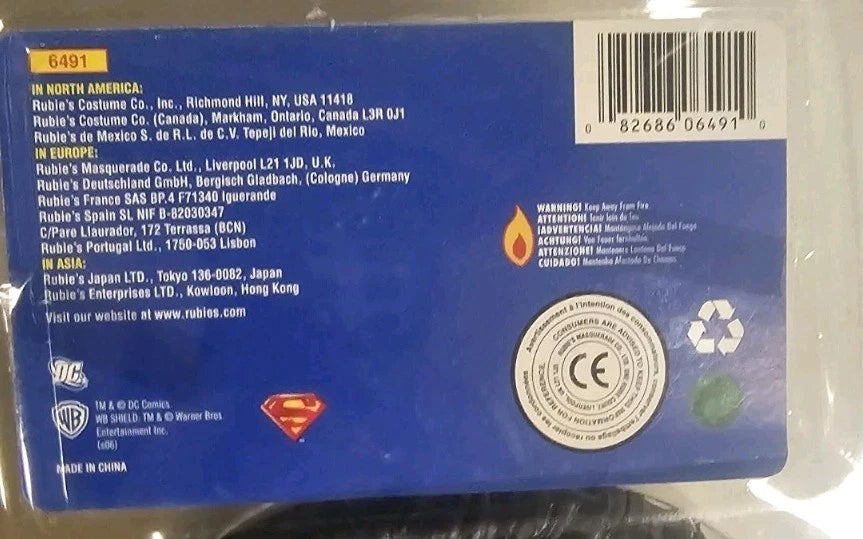 Childs Superman Hair Vinyl Wig Superhero Costume Accessory V154