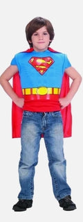 Superman Muscle Chest And Cape Costume Medium 8-10 B2313