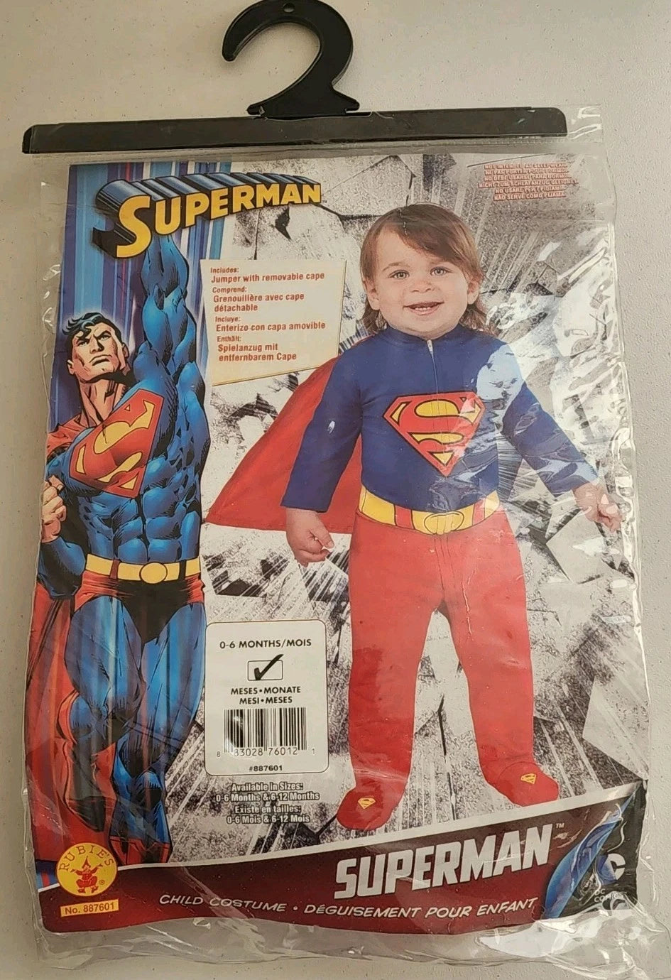 Superman Infant Costume 0-6 Months B2568