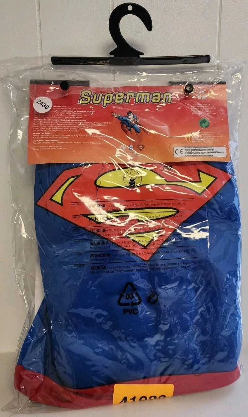 Deluxe Superman Muscle Chest Childs Costume Boys Large 12-14 B2480