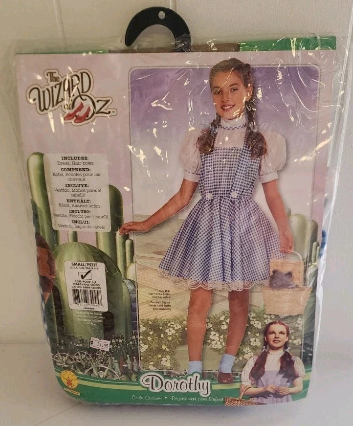 Rubie’s Wizard of Oz Dorothy Childs Costume Girls Small (4-6) B0216