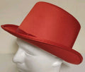 Satin Ribbon Red Top Hat One Size Halloween Costume Accessory