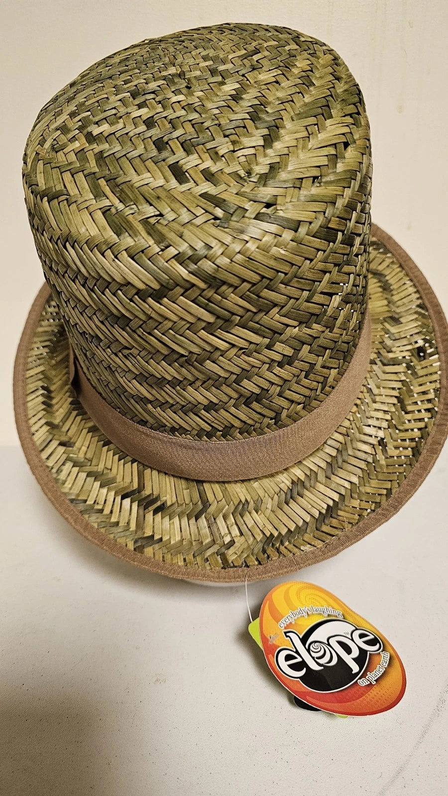 Elope Straw Coachman Hat Costume Accessory V826
