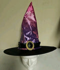 Black/Purple Whimsical Halloween Costume Accessory Witch Hat V164