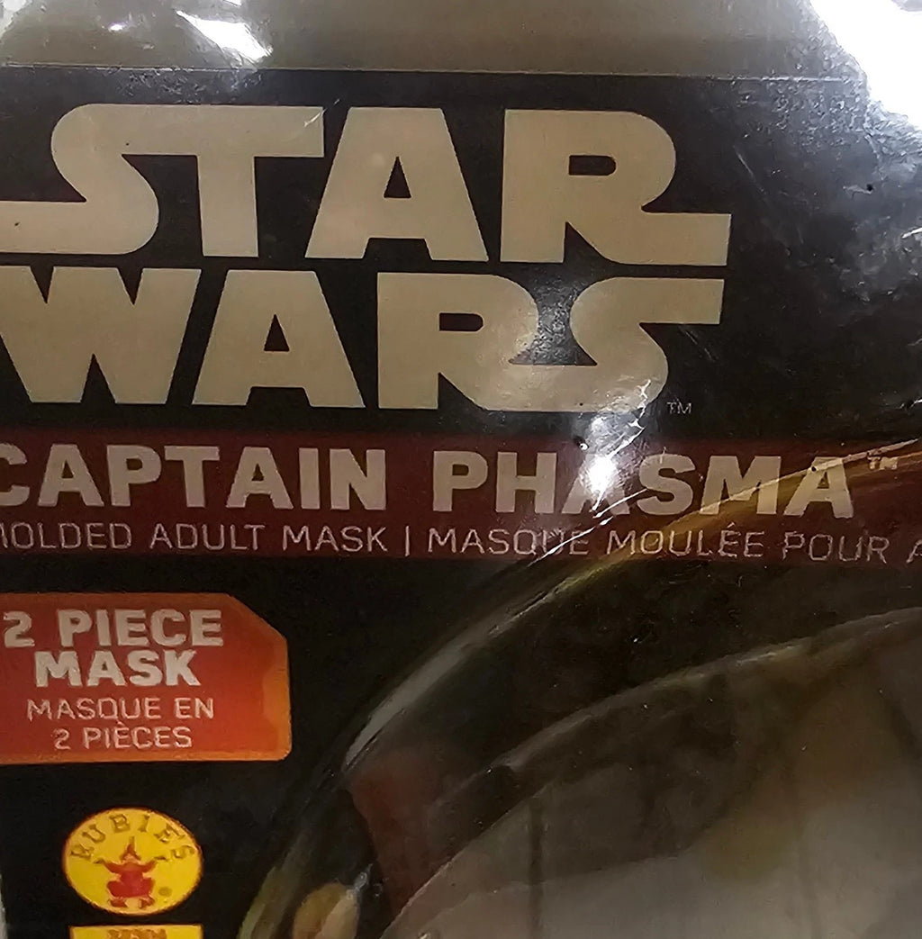 Disney Star Wars Captain Phasma Costume Mask 2-Piece Factory Sealed. V1018