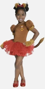 The Wizard of Oz Cowardly Lion Childs Costume Girls Medium 8-10 B2004