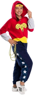 Rubies DC Comics Wonder Woman Hooded Jumpsuit Child Costume Medium 8-10 B0999