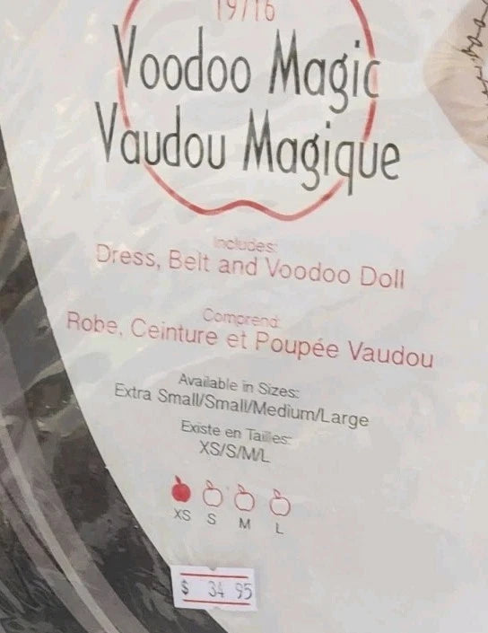 Rubies Delicious of NY Voodoo Magic Adult Women's Costume X-Small B0324