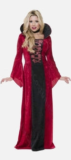 Vampiress Gothic Vampire Red Dress Adult Women's Costume Medium B2008