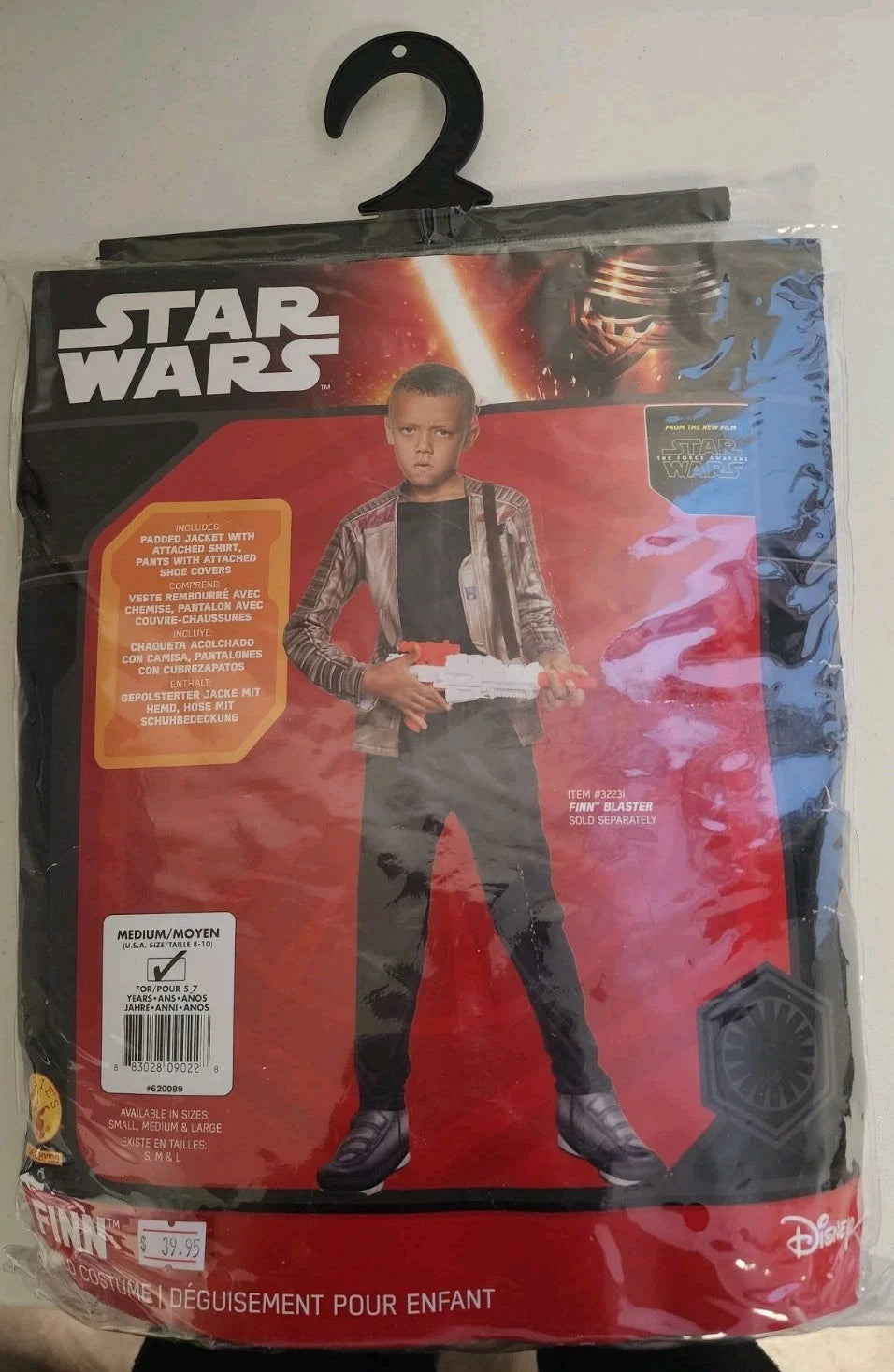 Rubies Disney Star Wars Finn Childs Costume Boys Medium (8-10) B2267