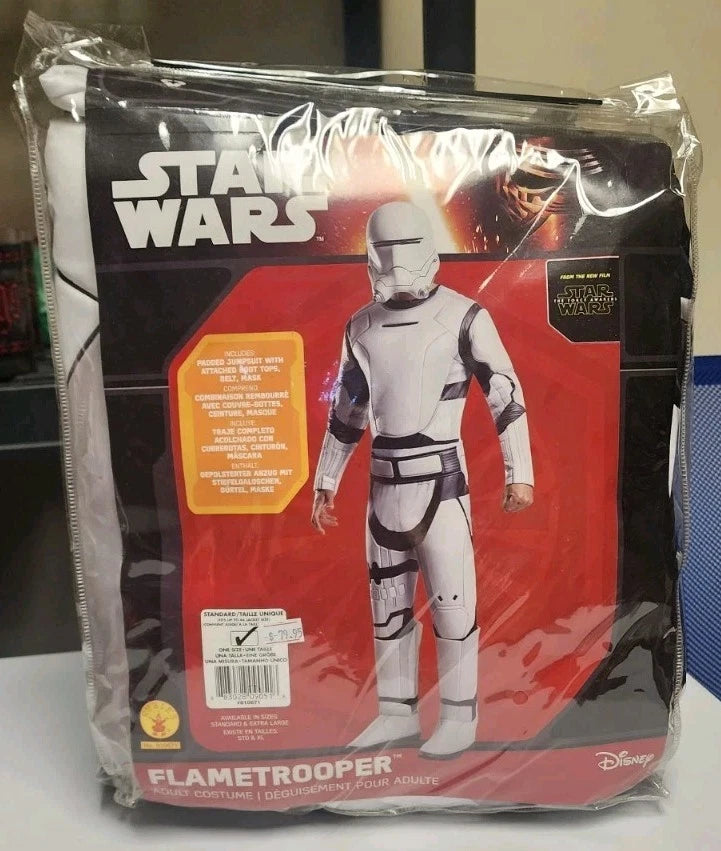 Star Wars Force Awakens Flame Trooper Adult Men's Costume One Size B2224