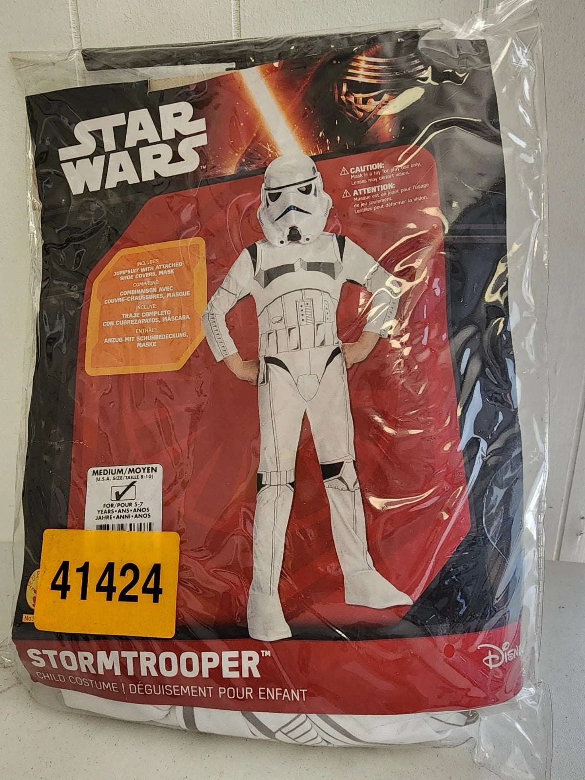 Star Wars Stormtrooper Childs Costume Boys Medium 8-10 B2662