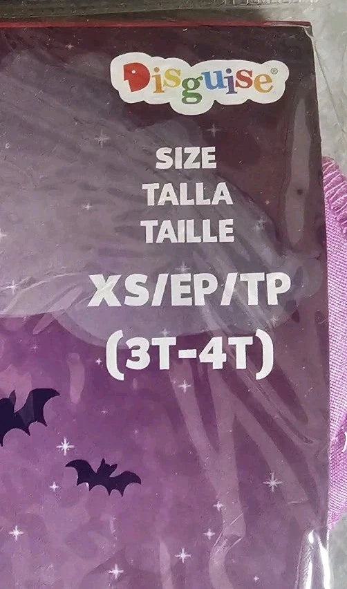 Toddler Deluxe Disney Vampirina Web Dress Girls Halloween Costume 3T-4T. B2787