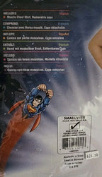 Superman Muscle Chest And Cape Costume Small 4-6 B2169