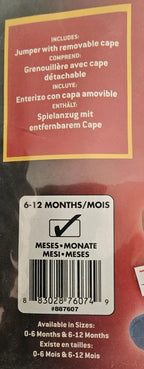 Baby Wonder Woman Costume 6-12 Months B2592