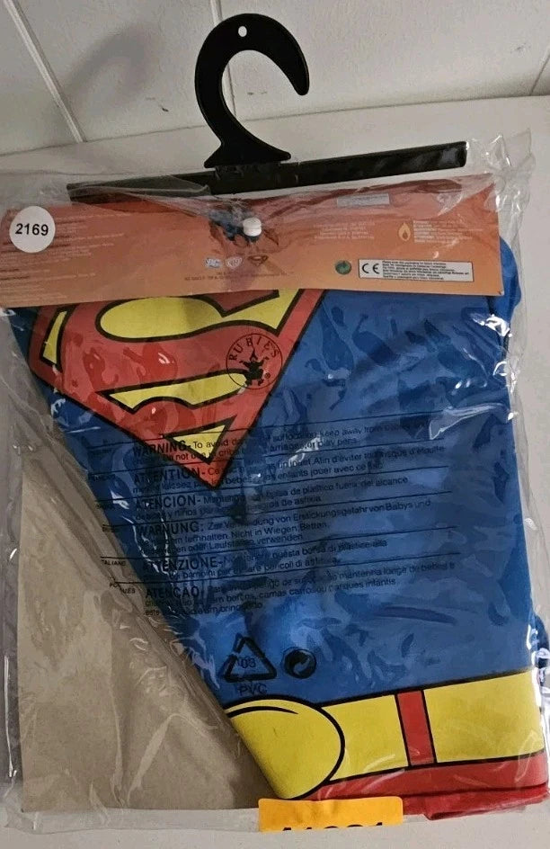 Superman Muscle Chest And Cape Costume Small 4-6 B2169