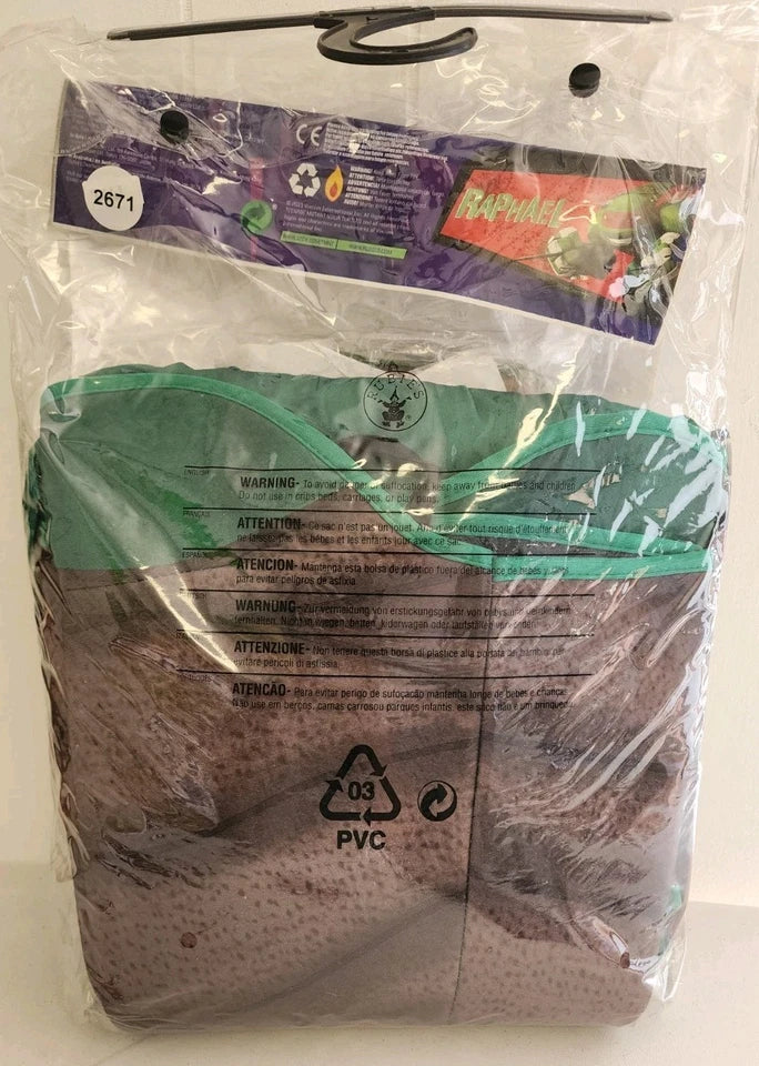 Ninja Turtles Raphael Childs Costume Boys Large 12-14 B2671